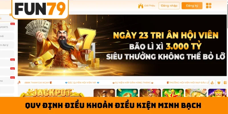 Quy định điều khoản điều kiện minh bạch